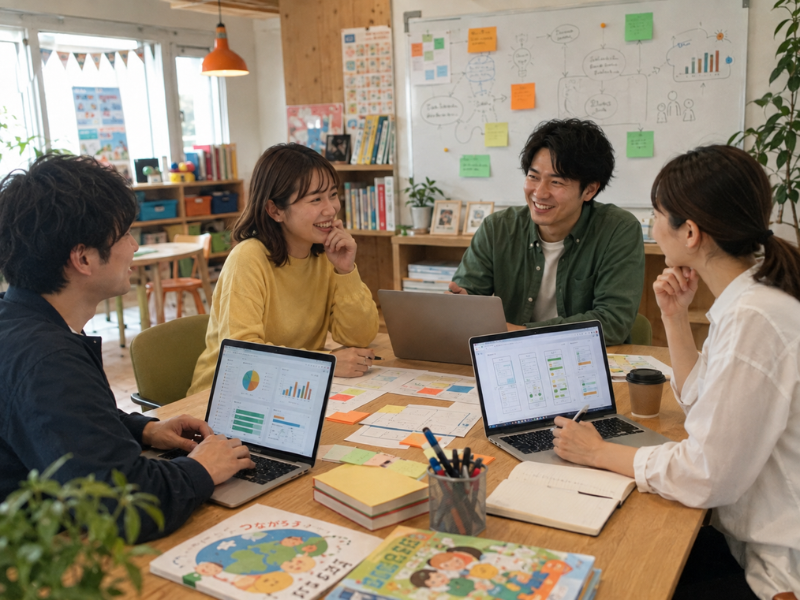教育DXやマーケティングで事業をつくる仕事のイメージ